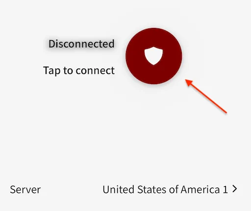 Connect button